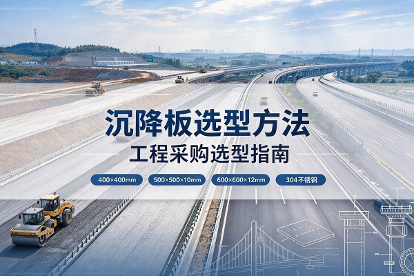 安丘沉降板选择方法