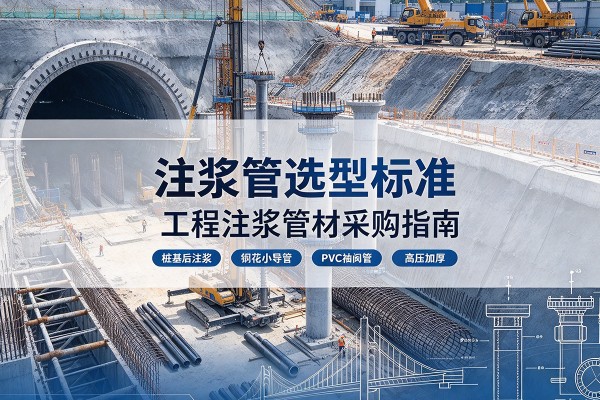 安丘注浆管选型标准