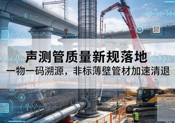 安丘声测管质量新规落地，一物一码溯源，非标薄壁管材加速清退