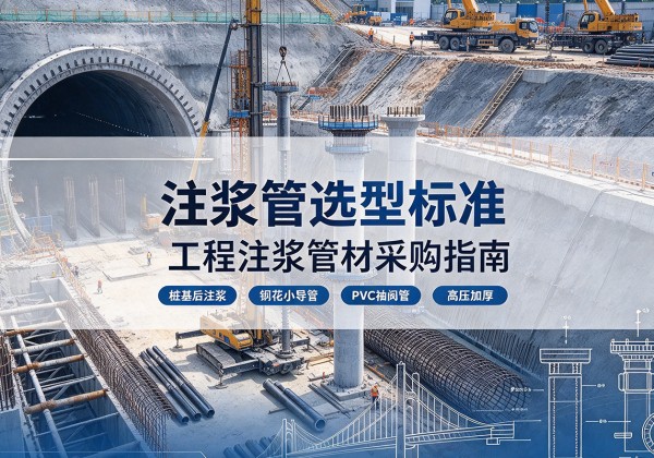 安丘注浆管选型标准